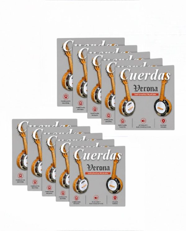 Pack 10 Cuerdas Cuartas Sueltas Banjo
