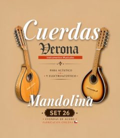 Encordado Verona para Mandolina de 8 Cuerdas